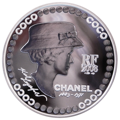 2008 * 5 EURO FRANCE Coco Chanel - Mynumi