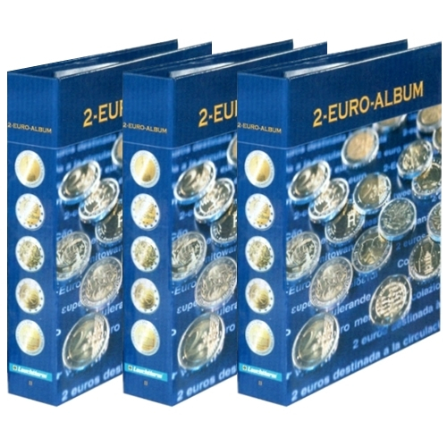 NUMIS 2 EURO COMM COINS ALBUM VOL. 1, 2, 3 * LIGHTHOUSE - Mynumi