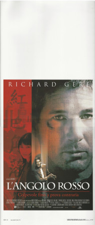 1998 * Locandina Cinematografica Originale “L'Angolo Rosso - Colpevole Fino a Prova Contraria - Richard Gere"