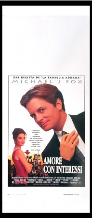 1993 * Locandina Cinema "Amore con Interessi - Bob Balaban, Michael J. Fox" Commedia (A-)