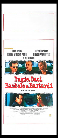 1999 * Locandina Cinema "Bugie, Baci, Bambole & Bastardi - Sean Penn, Kevin Spacey, Chazz Palminteri" Drammatico (A-)