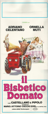 1980 * Locandina Cinema "Il Bisbetico Domato - Adriano Celentano, Ornella Muti, Milly Carlucci" Commedia (B+)