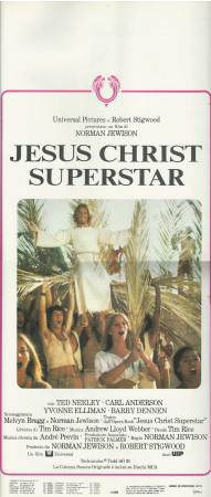 1973 * Locandina Cinema "Jesus Christ Superstar - Ted Neeley, Carl Anderson" Musical (B+)