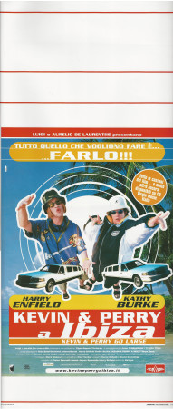 2001 * Locandina Cinema "Kevin & Perry a Ibiza - Harry Enfield, Kathy Burke" Commedia (A-)