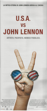 2006 * Locandina Cinema "U.S.A. VS John Lennon - John Lennon, Stew Albert, Tariq Ali" Documentario (A-)