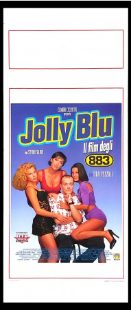 1998 * Locandina Cinema "Jolly Blu - Max Pezzali, Lorenzo Jovanotti, Sabrina Salerno" Commedia (A-)