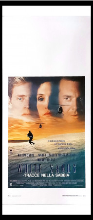 1992 * Locandina Cinema "White Sands - Tracce nella Sabbia - Willem Dafoe, M. E. Mastrantonio, M. Rourke" Poliziesco (A-)