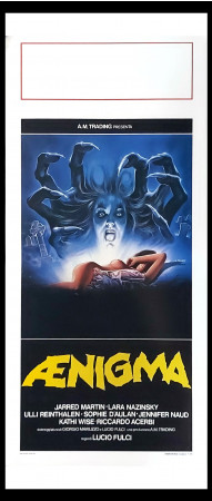 1988 * Locandina Cinema "Aenigma - Jared Martin, Kathi Wise, Lara Naszinski" Horror (A-)