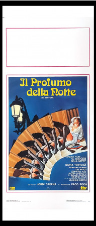 1987 * Locandina Cinema "Il Profumo della Notte - Silvia Tortosa, Luis Merlo, Hermann Bonnín" Drammatico (A-)