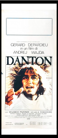 1982 * Locandina Cinema "Danton - Gérard Depardieu, Angela Winkler, Wojciech Pszoniak" Storico (B+)