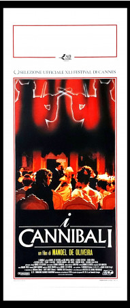 1988 * Locandina Cinema "I Cannibali - Luís Miguel Cintra, Leonor Silveira, Diego Doria" Drammatico (A-)