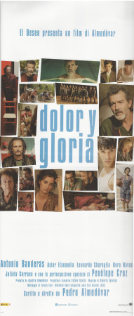 2019 * Locandina Cinema "Dolor y Gloria - Almodóvar, Banderas, Cruz" Dramma (A)