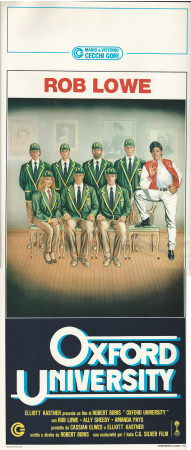1984 * Locandina Cinema "Oxford University - Rob Lowe" Commedia (B)
