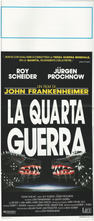 1990 * Locandina Cinema "La Quarta Guerra - J Frankenheimer" Dramma (B+)