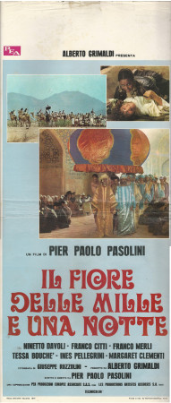 1974 * Locandina Cinema "Il Fiore delle Mille e una Notte - Pasolini" Commedia (B-)