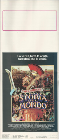 1981 * Locandina Cinema "La Pazza Storia del Mondo - Mel Brooks" Comico (B+)