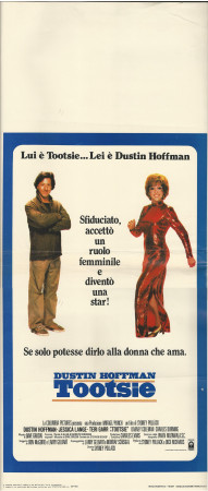 1983 * Locandina Cinema "Tootsie -  Dustin Hoffman" Commedia (B)