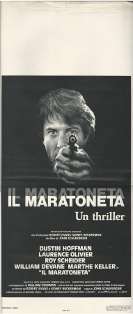 (1976) * Locandina Cinema "Il Maratoneta - Marthe Keller, Robert Redford" Thriller (B)