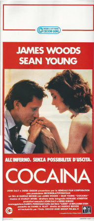 1989 * Locandina Cinema "Cocaina – James Woods, Sean Young" Dramma (A-)