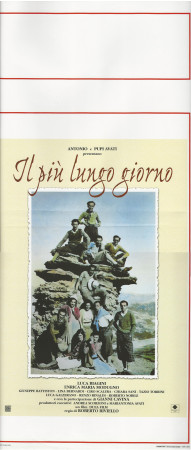 1999 * Locandina Cinema "Il Più Lungo Giorno - Enrica Maria Modugno, Luca Biagini" Biografico (B+)