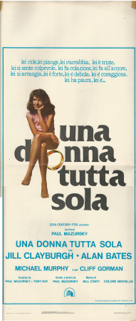 1978 * Locandina Cinema "Una Donna Tutta Sola - Jill Clayburgh, Alan Bates" Commedia (B-)