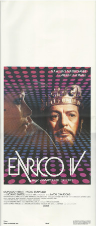 1984 * Locandina Cinema "Enrico IV - Claudia Cardinale, Marcello Mastroianni" Dramma (A-)