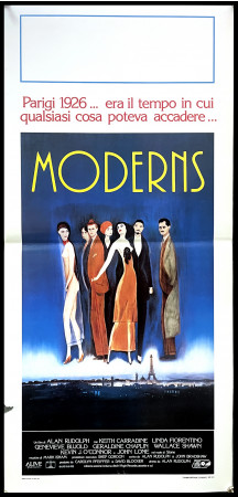1988 * Locandina Cinema "The Moderns - Geraldine Chaplin" Commedia (B)