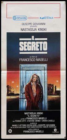 1990 * Locandina Cinema "Il Segreto - Franco Citti, Nastassja Kinski" Drammatico (A-)