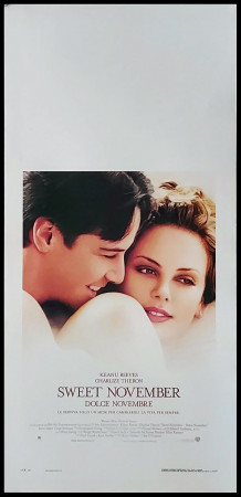 2000 * Locandina Cinema "Sweet November - Charlize Theron, Keanu Reeves" Drammatico (B+)