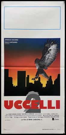 1987 * Locandina Cinema "Uccelli 2 - La Paura - Gabriele Tinti, Christopher Atkins" Thriller (A-)