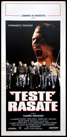 1992 * Locandina Cinema "Teste Rasate - Gianmarco Tognazzi" Drammatico (B+)