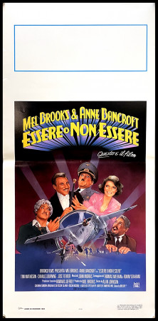 1983 * Locandina Cinema "Essere O Non Essere - Mel Brooks" Commedia (B+)