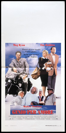 1994 * Locandina Cinema "Genio per Amore - Meg Ryan" Commedia (B+)
