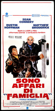 1989 * Locandina Cinema "Sono Affari di Famiglia - Sean Connery, Dustin Hoffman" Commedia (B)