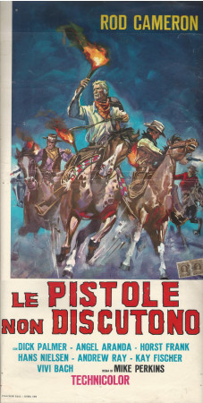 1964 * Locandina Cinematografica Originale “Le Pistole Non Discutono - Dick Palmer"