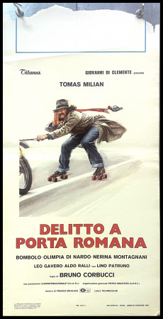 1980 * Locandina Cinema "Delitto a Porta Romana - Tomas Milian" Poliziesco (B-)
