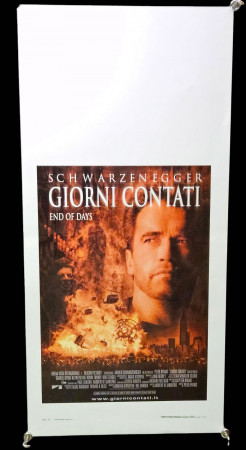 1999 * Locandina Cinematografica Originale “Giorni Contati - End of Days - Arnold Schwarzenegger"