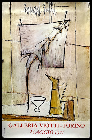 1971 * Manifesto, Poster Arte "Bernard BUFFET - Galleria Viotti, Torino" Italia (B+)