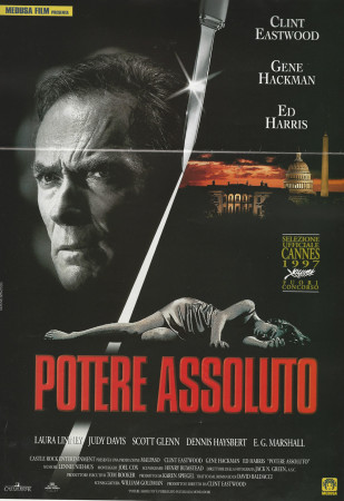 1997 * Locandina Cinematografica Originale “Potere Assoluto - Clint Eastwood"