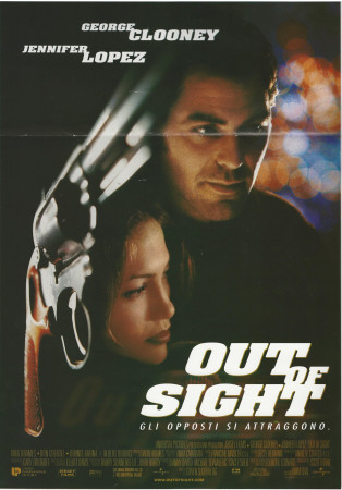 1998 * Locandina Cinematografica Originale “Out of Sight - George Clooney"
