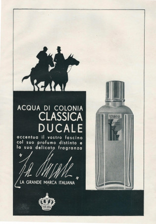 Anni '30 * La Ducale Parma Acqua di Colonia, Accentua Il Vostro Fascino" in Passepartout