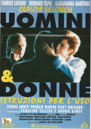 1996 * Locandina Cinematografica Originale “Uomini & donne - Istruzioni Per l'Uso - Claude Lelouch"