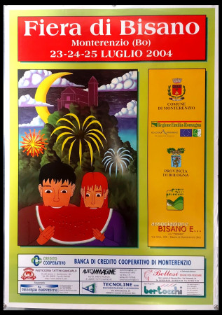 2004 * Manifesto Poster Originale "Fiera di BISANO, Monterenzio" Italia (B)