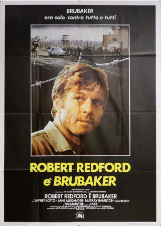 1980 * Manifesto 2F Cinema "Brubaker - Robert Redford" Drammatico (B+)