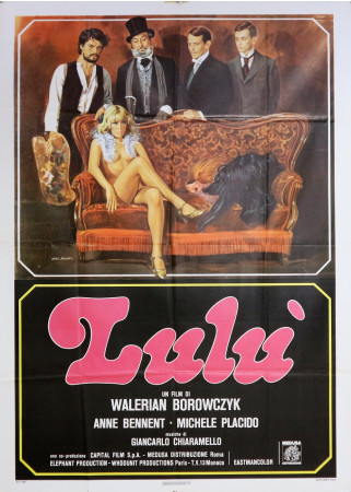 1980 * Manifesto 2F Cinema "Lulù -  Michele Placido, Udo Kier, Anne Bennent" Erotico (B)