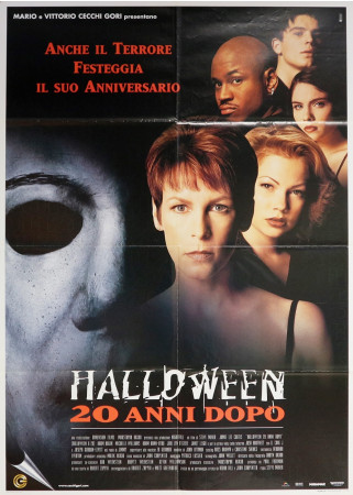 1998 * Manifesto 2F Cinema "Halloween - 20 Anni Dopo - Jamie Lee Curtis, Michelle Williams" Horror (B+)