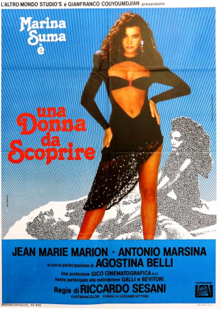 1987 * Manifesto 2F Cinema "Una Donna da Scoprire - Marina Suma" Drammatico (A-)