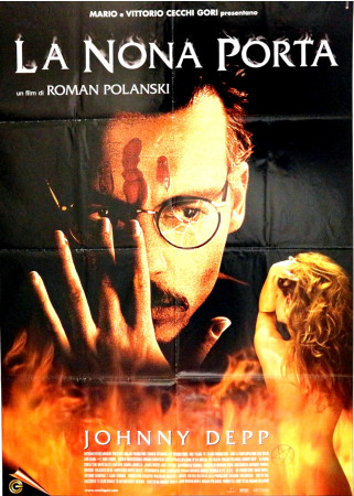 1999 * Manifesto 2F Cinema "La Nona Porta - Johnny Depp, Lena Olin" Horror (B+)