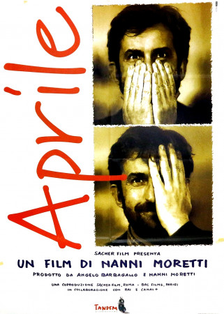 1998 * Manifesto 2F Cinema "Aprile - Silvio Orlando, Nanni Moretti" Commedia (B+)