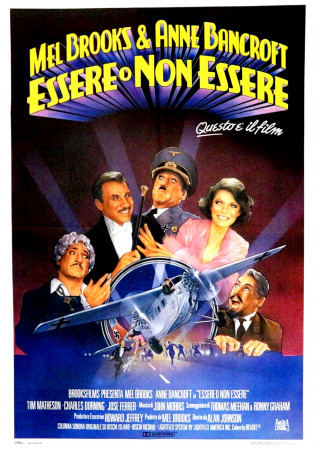 1984 * Manifesto 2F Cinema "Essere o non Essere - Anne Bancroft, Mel Brooks" Commedia (A-)